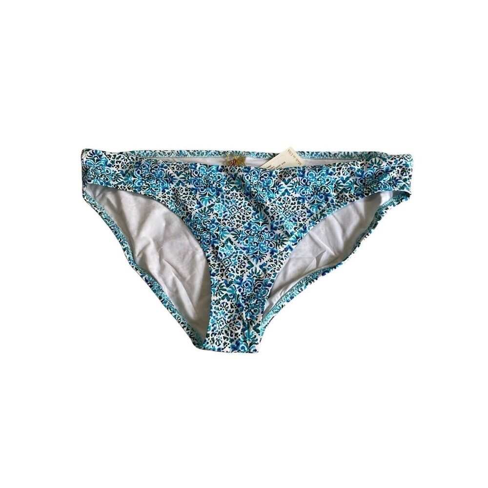 Helen Jon Bikini Bottom Montrose Hipster Size L New Blue Made in USA